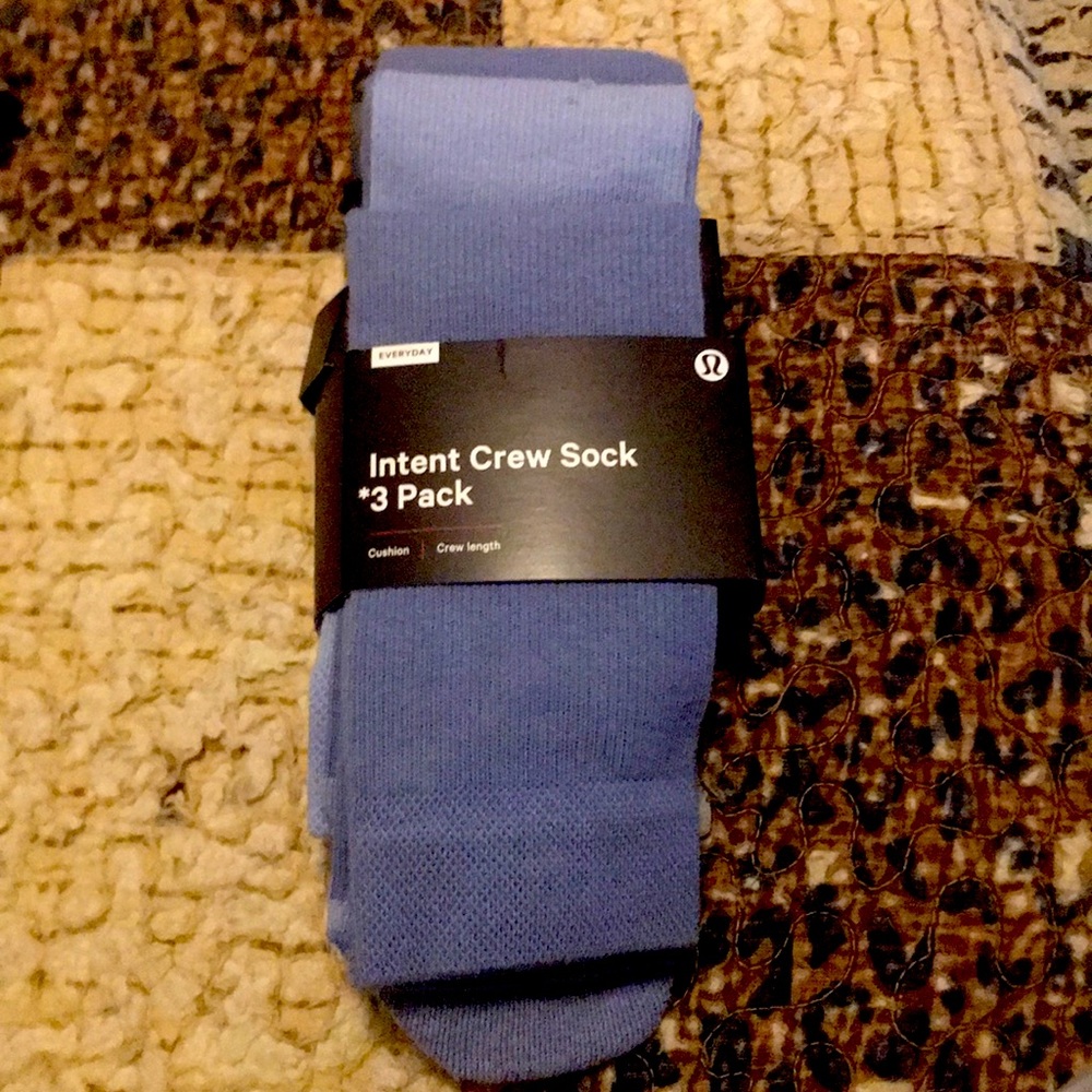 Men’s lululemon intent crew sock 3 pack